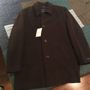 Wool blend Italian topper coat